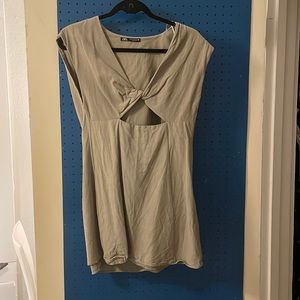 Army Green Zara Dress